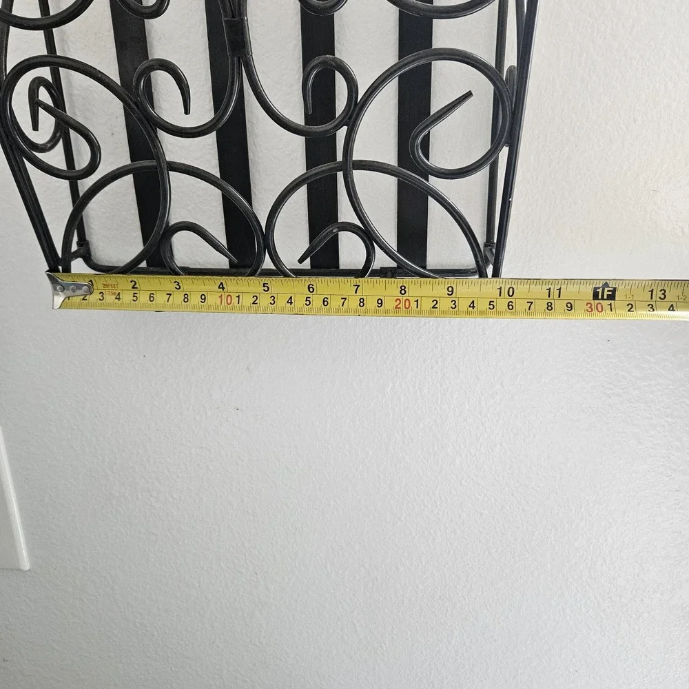 Southern‎ Living at Home Estate metal wall hanging organizer black ornate